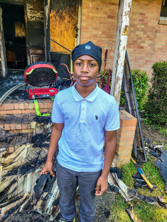 12-Year-Old Boy Rescues Baby Brothers and Grandmother From House Fire in Petersburg